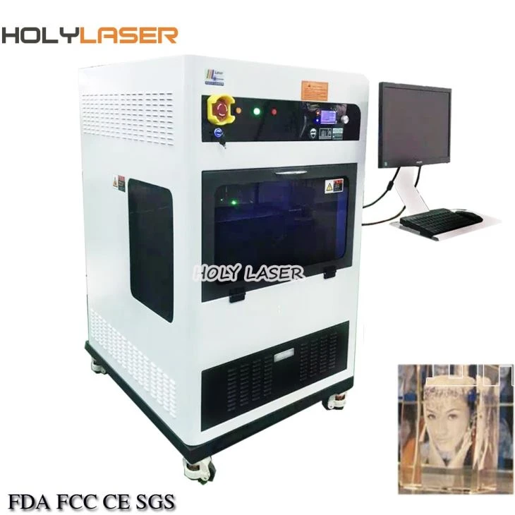Factory Supply 2D 3D Crystal Inner Laser Engraving Machine